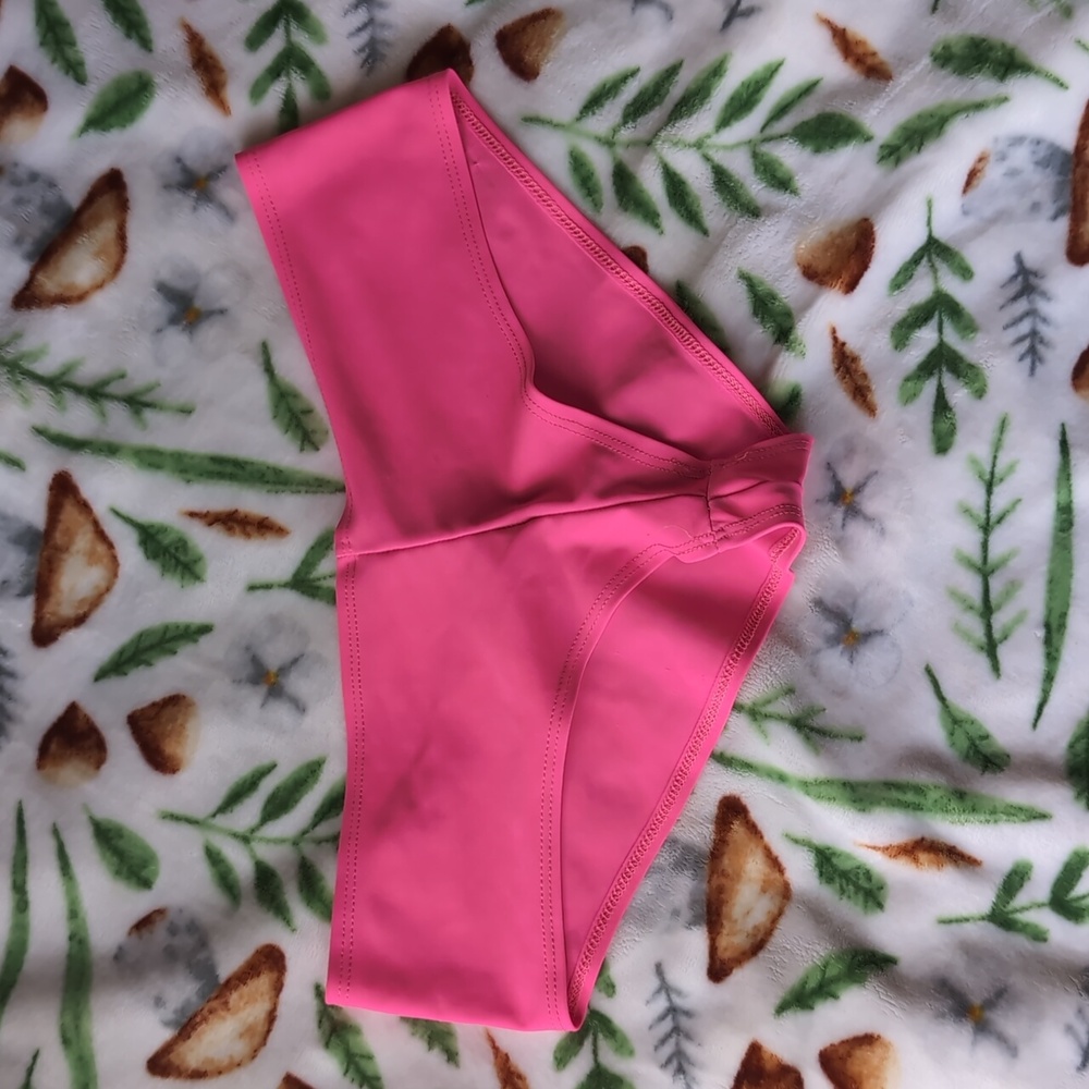 Women's Neon Hot Pink Dance Short Shorts S/M